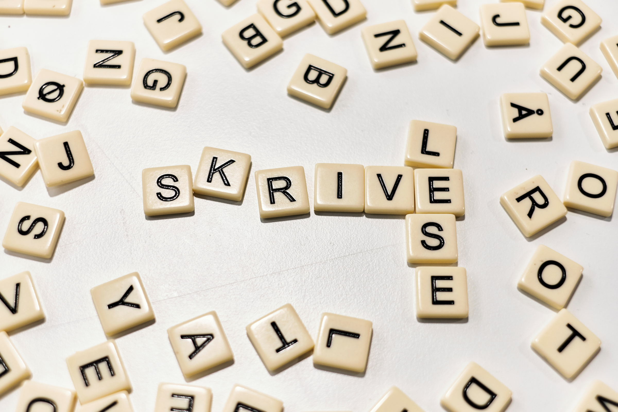 Scrabble brikker