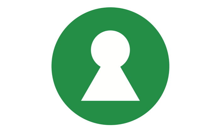Illustration of the Keyhole symbol