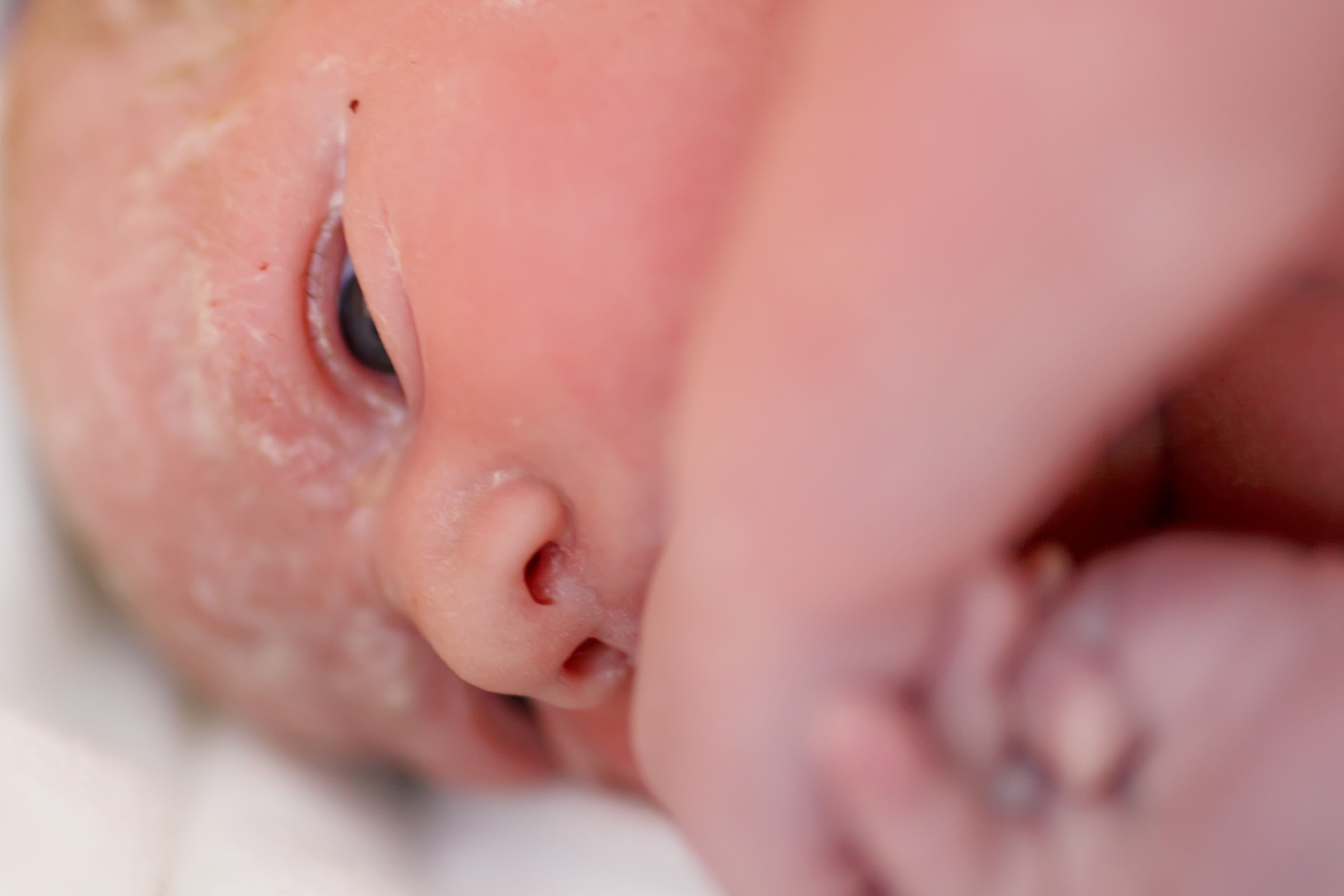 Nyfødt baby etter fødsel