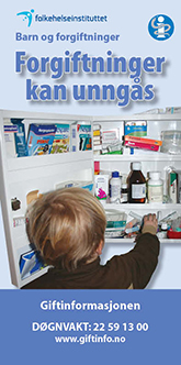 Forside av brosjyre om forgiftninger